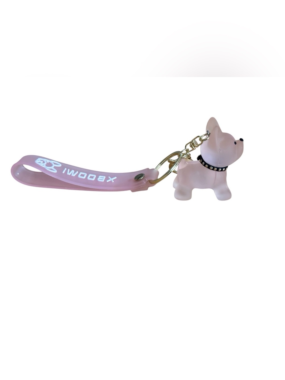 NWT PINK Ankle Socks with Dog Bag Charm/Keychain - Picture 3 of 5
